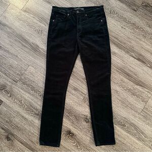 Veronica Beard High Waist Forest Green Kate 10" Corduroy